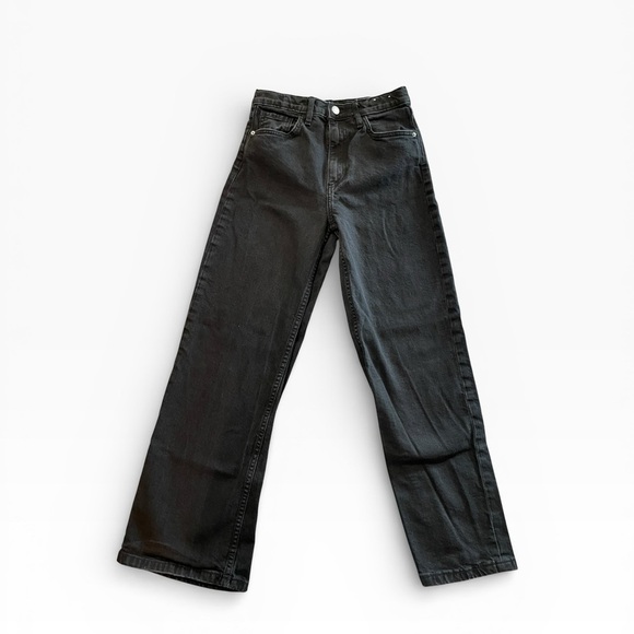 H&M Other - H&M Wide Leg High Waist Black Jeans Girls 11-12Y US 14 EUR 152